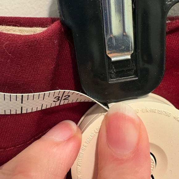 J. Crew Women’s	No. 2 pencil skirt in double-serge cotton, dark red - Picture 4 of 5